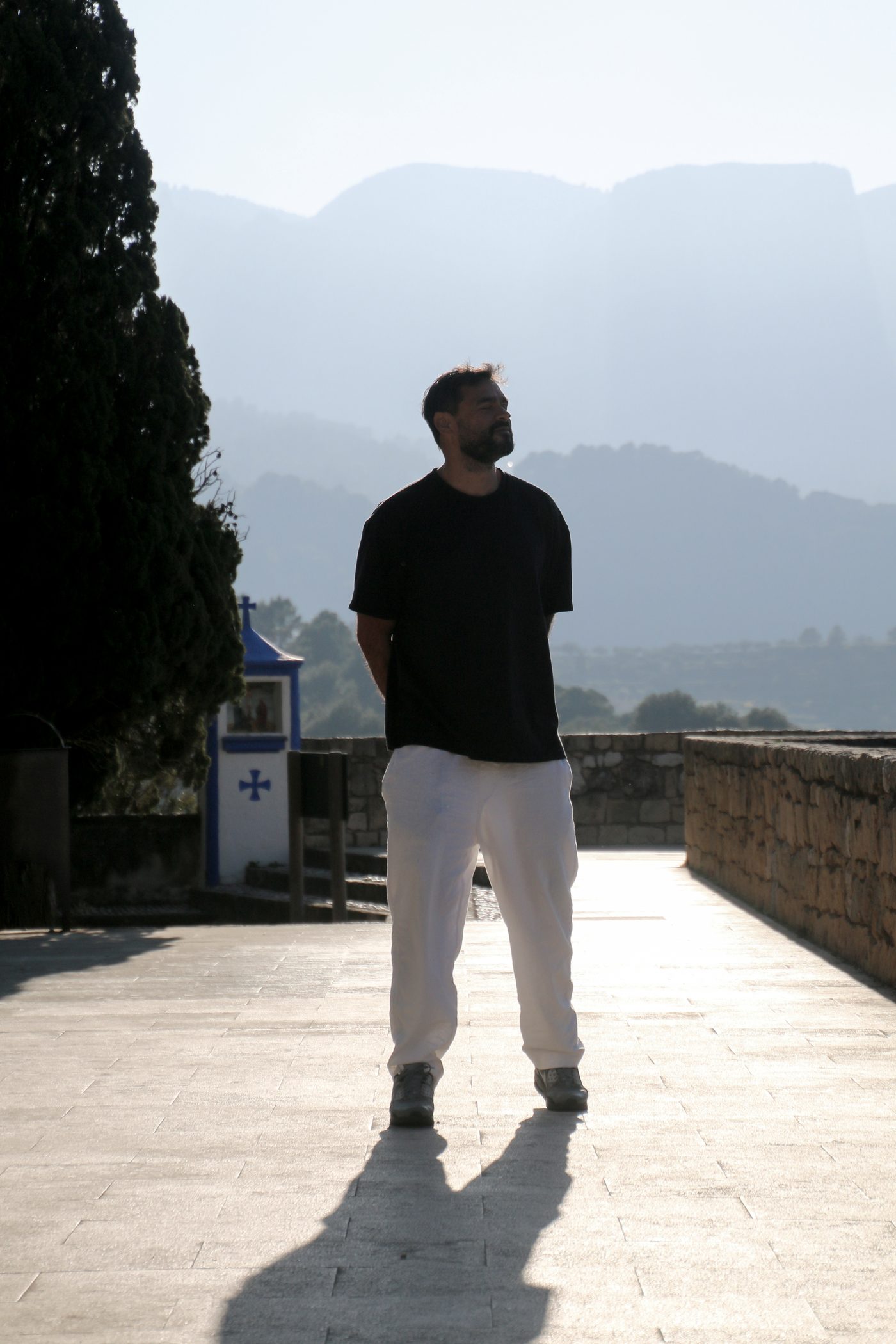 Marcelo Bergés in Guadalest, Spain